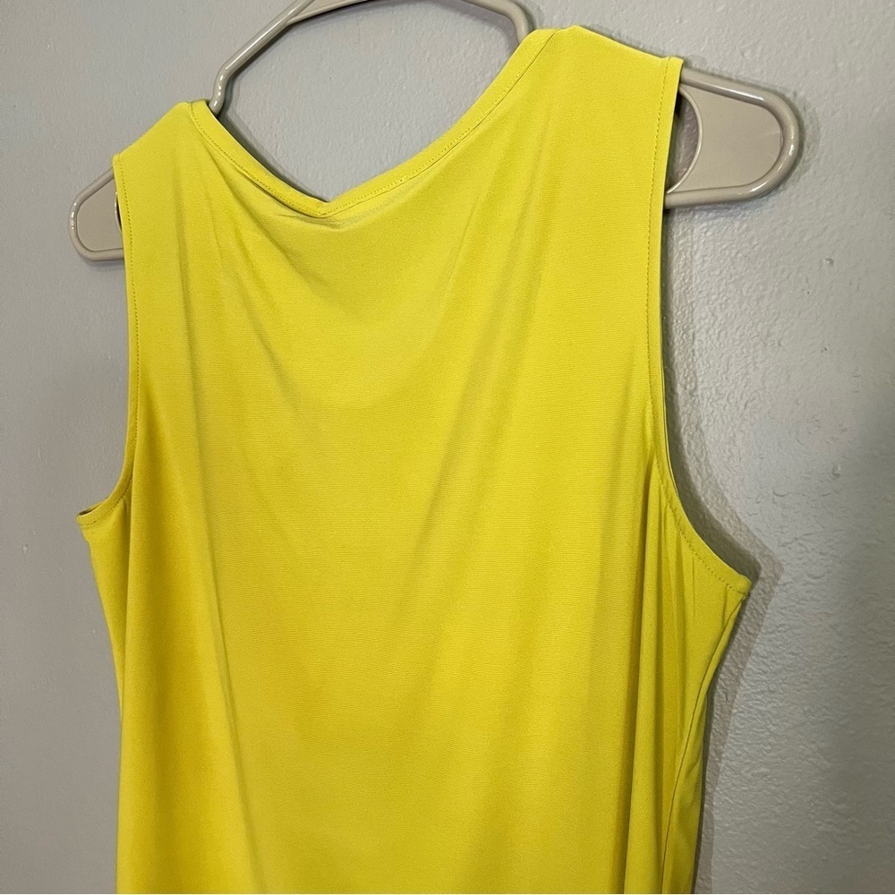 87. Nine West‎ Women's Avocado Green Sleeveless Tank Size Small - Picture 4 of 9